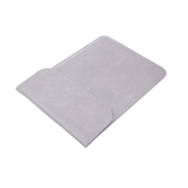 Чохол-конверт вертикальний з еко-шкіри Taikesen для MacBook Air 11.6 (2010-2015) Light Grey (UP9131)