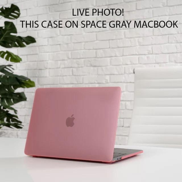 Чехол Upex Hard Shell для MacBook Air M2 13.6 (2022) Light Pink