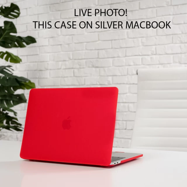 Чехол Upex Hard Shell для MacBook Air M2 13.6 (2022) Red