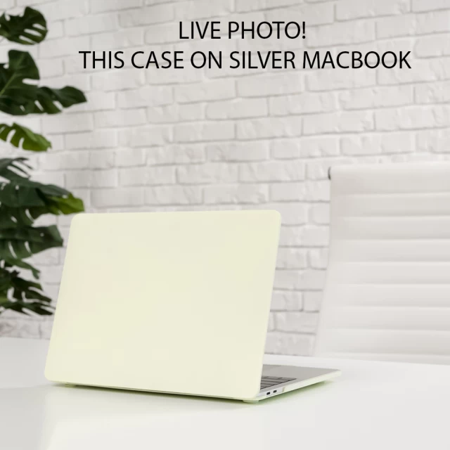 Чехол Upex Hard Shell для MacBook Air M2 15.3 (2023) Mellow Yellow (UP2353)