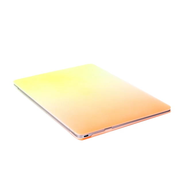 Чехол Upex Rainbow для MacBook 12 (2015-2017) Yellow-Orange (UP3006)