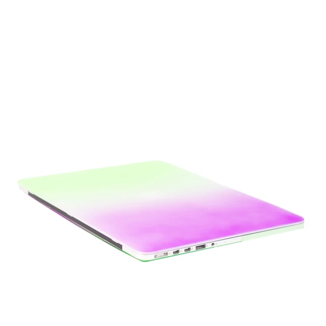 Чехол Upex Rainbow для MacBook Pro 15.4 (2012-2015) Green-Purple (UP3024)