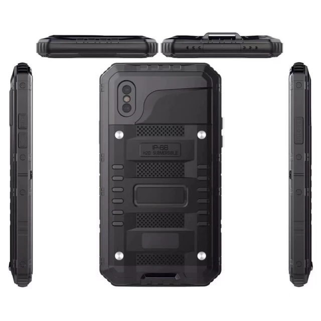 Чехол Upex Waterproof Case Black для iPhone 8/7
