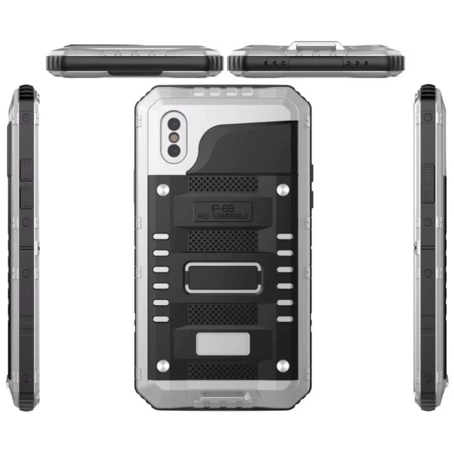 Чехол Upex Waterproof Case Silver для iPhone X