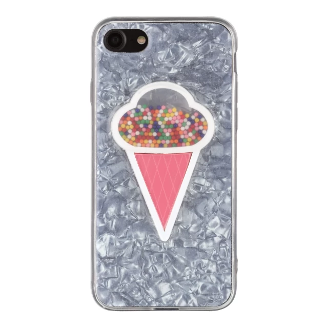 Чохол Upex Beanbag Ice Cream Silver для iPhone SE 2020/8/7 (UP31929)
