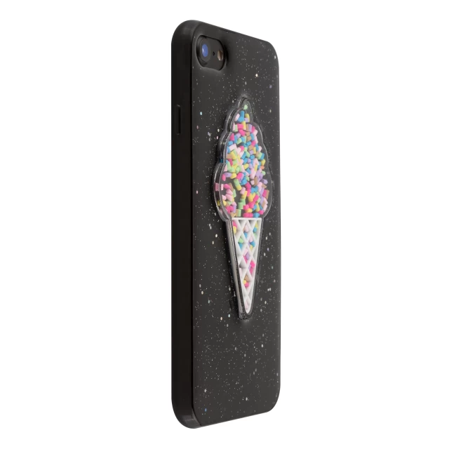 Чохол Upex Beanbag Ice Cream Black для iPhone SE 2020/8/7 (UP31931)