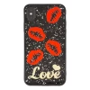 Чехол Upex Beanbag Lips Black для iPhone X/XS (UP31953)
