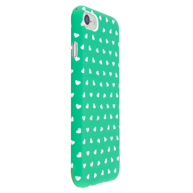 Чехол Arucase Green Hearts для iPhone 6/6s (UP32328)