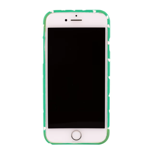 Чехол Arucase Green Hearts для iPhone 8 Plus/7 Plus (UP32331)