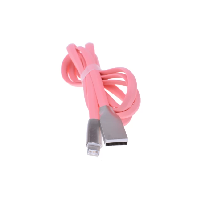 Кабель UPcable Lightning - USB Flat Series розовый 1 м