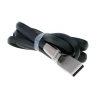 Кабель UPcable Micro USB - USB Braided Series черный 1 м