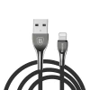 Кабель Baseus Mageweave Zinc Alloy Cable USB - Lightning 1M Black (CALMW-01)