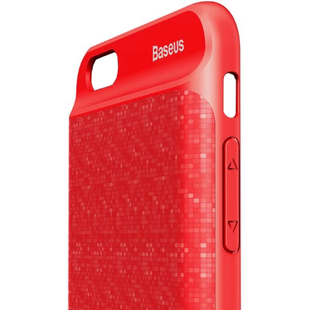 Чехол-аккумулятор Baseus Plaid Backpack Power Bank 2500mAh для iPhone 8/7 Red (ACAPIPH7-BJ09)