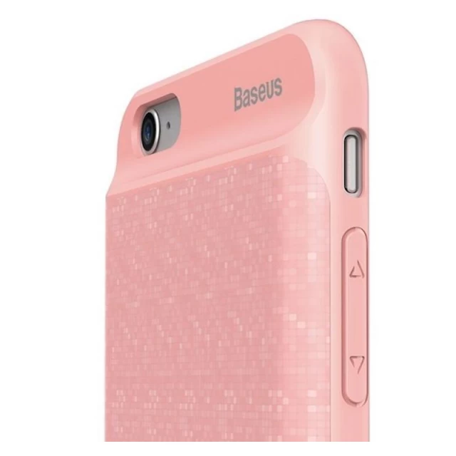 Чехол-аккумулятор Baseus Plaid Backpack Power Bank 5000mAh для iPhone 6/6S Pink (ACAPIPH6-LBJ04)