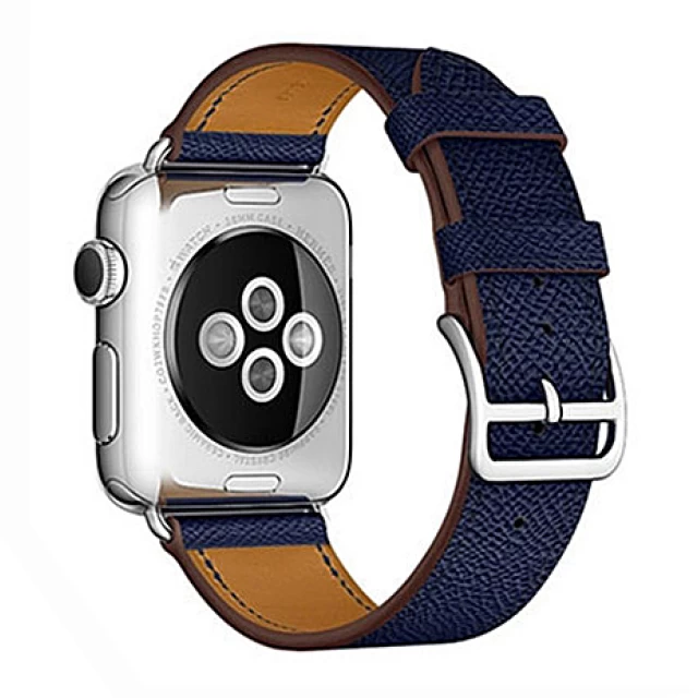 Ремінець Upex Single Tour для Apple Watch 41 | 40 | 38 mm Indigo Epsom Leather