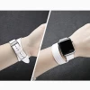 Ремешок Upex Double Tour для Apple Watch 41 | 40 | 38 mm White Epsom Leather