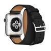 Ремешок Upex Double Tour для Apple Watch 41 | 40 | 38 mm Black Swift Leather