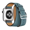 Ремінець Upex Double Tour для Apple Watch 41 | 40 | 38 mm Light Blue Swift Leather