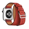 Ремінець Upex Double Tour для Apple Watch 49 | 45 | 44 | 42 mm Red Swift Leather