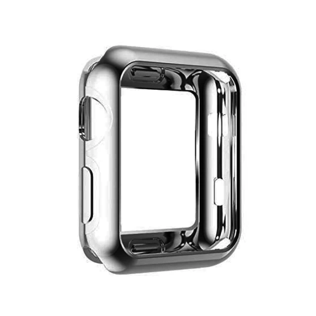 Силиконовый чехол для Apple Watch 38 mm Space Gray