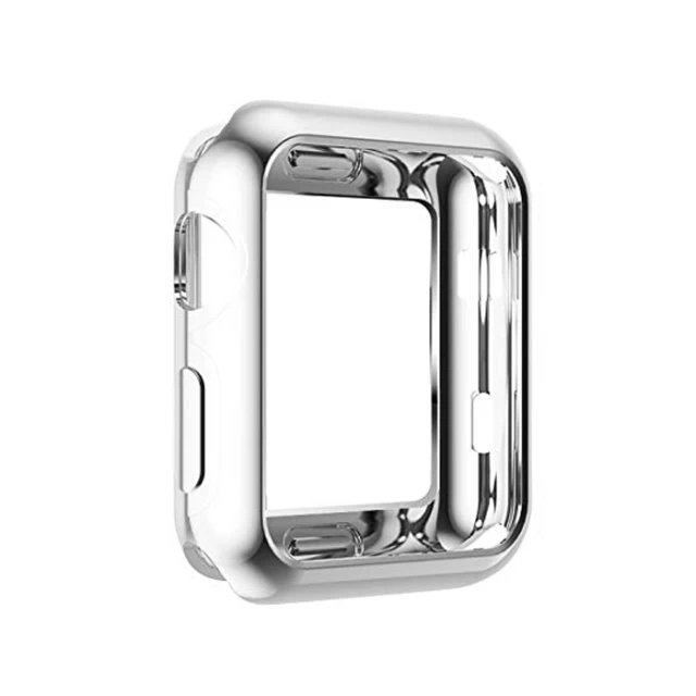 Силиконовый чехол для Apple Watch 38 mm Silver