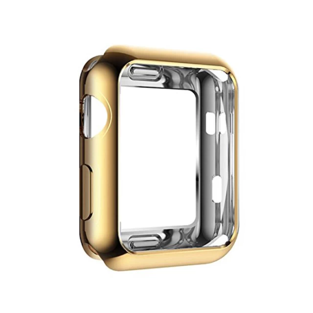Силиконовый чехол для Apple Watch 38 mm Gold