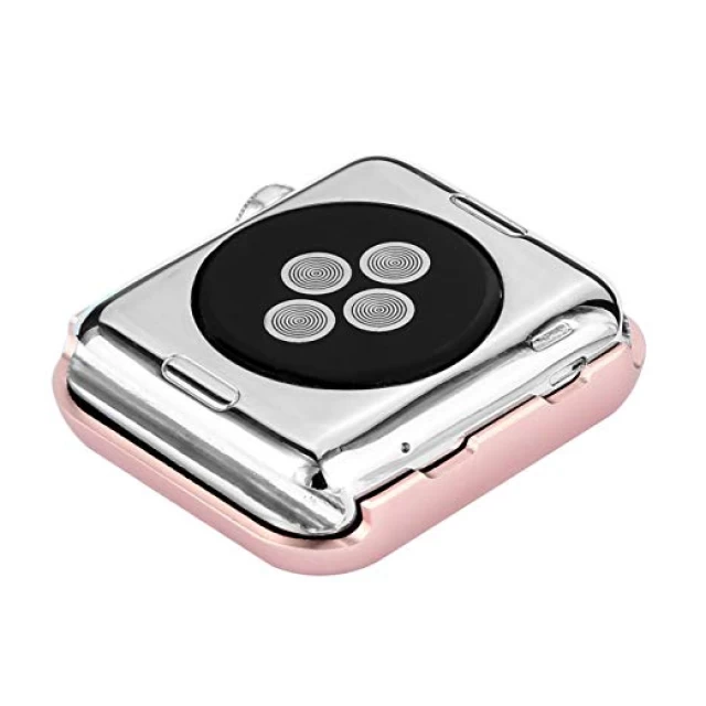 Металлическая накладка для Apple Watch 38 mm Rose Gold