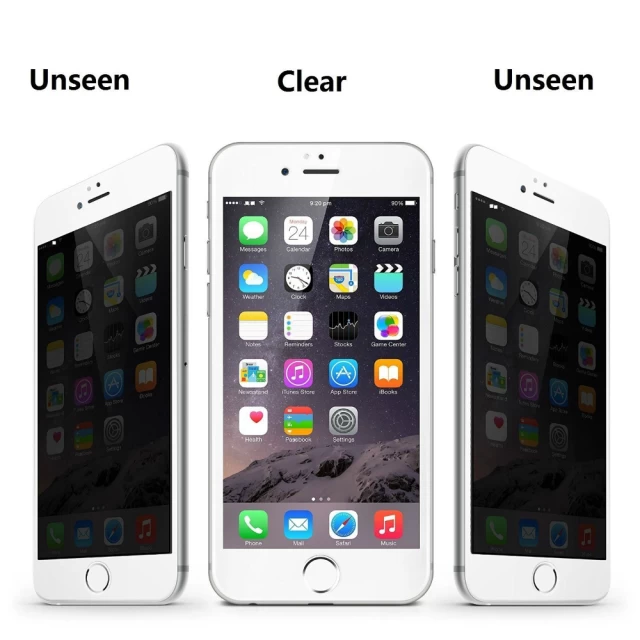 Защитное стекло PRIVACY Upex Anti-Peeping Full-Screen for iPhone 7 | 8 White Антишпион (UP51418)