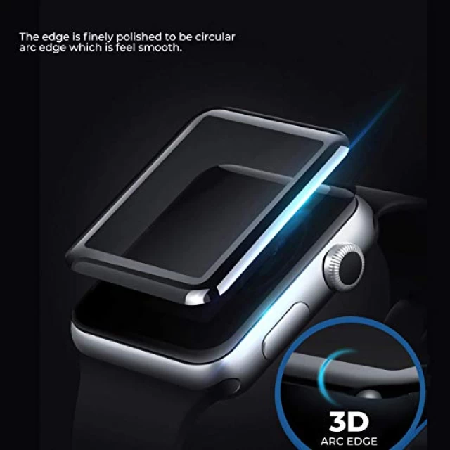 Защитное стекло Upex 3D для Apple Watch 38 mm (UP51703)