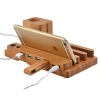 Підставка (док-станція) для Apple WatchтаiPhone Wood series (4 USB)