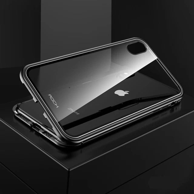 Магнитный чехол Rock Magnetic Case для iPhone XS/X Black (6971680474129)