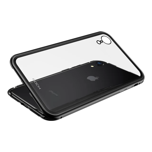Магнитный чехол Rock Magnetic Case для iPhone XR Black (6971680474143)