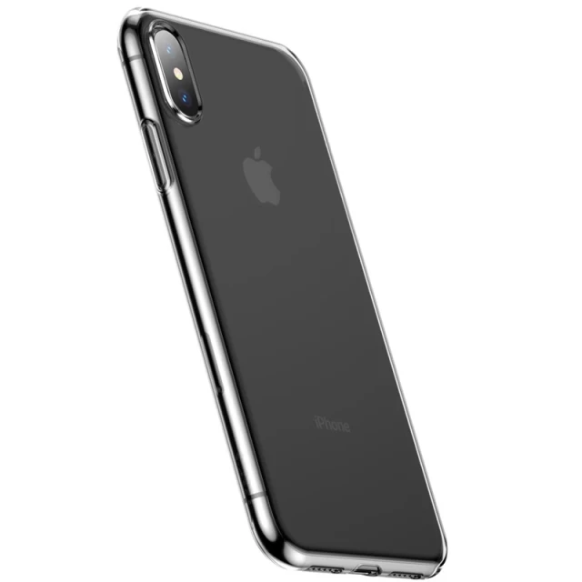 Чехол силиконовый Baseus Simplicity Series для iPhone XS Max Transparent (ARAPIPH65-B02)