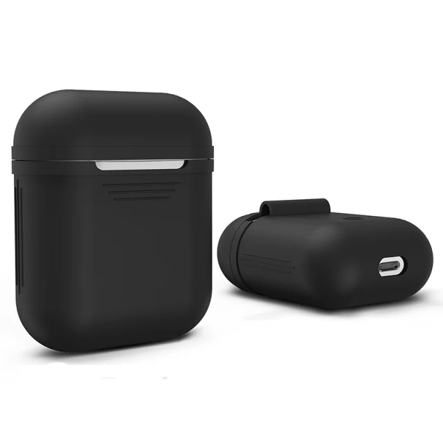 Чохол для навушників Upex для Apple AirPods Silicone Case Black (UP78290)