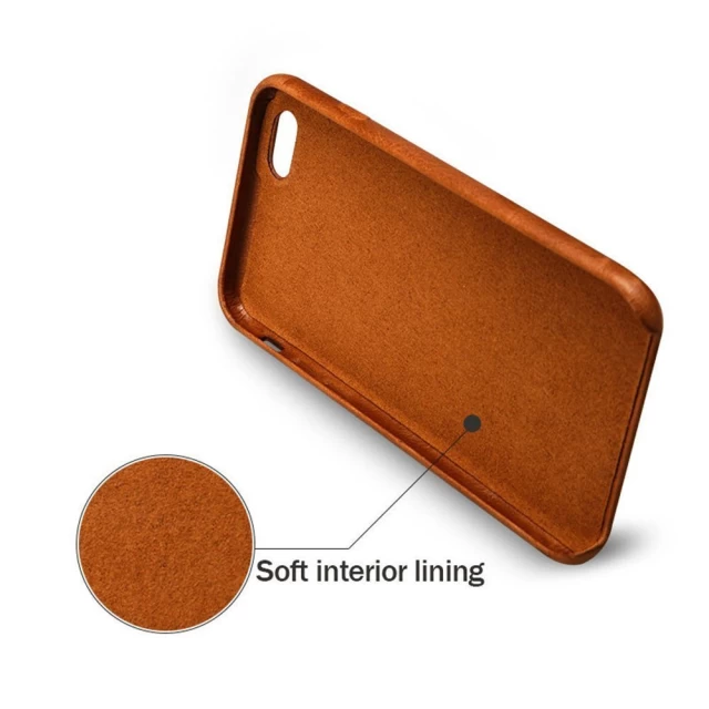 Чохол Jisoncase для iPhone 6/6s Leather Brown (JS-I6S-02A20)