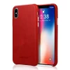 Чохол Jisoncase для iPhone X Leather Red (JS-IPX-05A30)