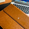 Чохол-конверт Jisoncase для MacBook 12 (2015-2017) Leather Brown (JS-AIR-07Z20)