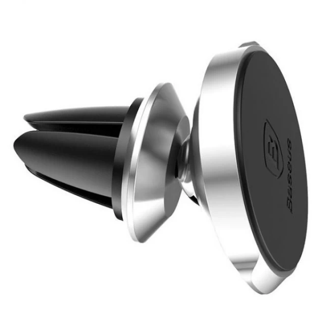 Автодержатель Baseus Small Ears Series Magnetic Car Air Vent Mount Silver (SUER-A0S)