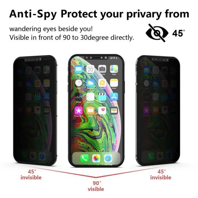 Захисне скло UAG для Apple iPhone X Privacy (IPHX-PR-SP)