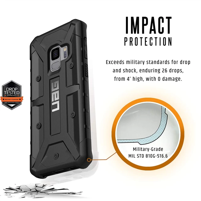 Чехол UAG Pathfinder Black для Samsung Galaxy S9 (GLXS9-A-BK)