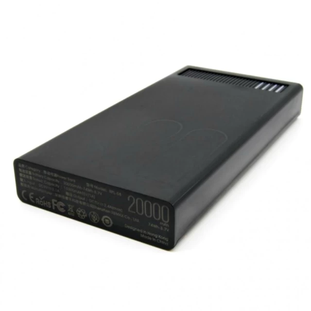 Портативний зарядний пристрій Remax Revolution 20000mAh 2USB-2.4A black