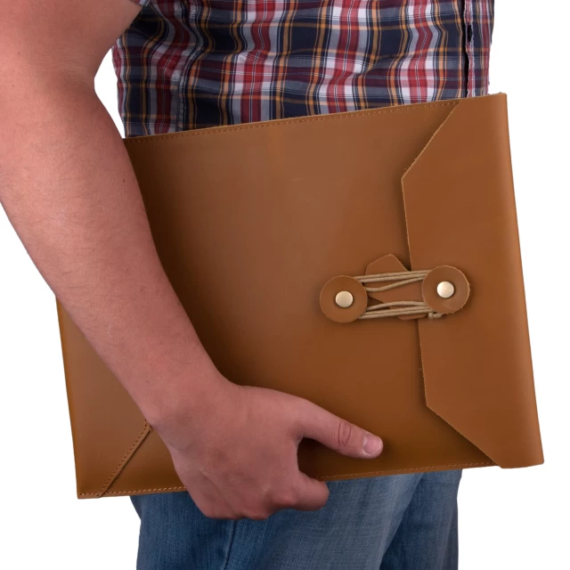 Чехол-конверт кожаный Upex Cuero для MacBook Air 11.6 (2010-2015) Light Brown (UP9551)