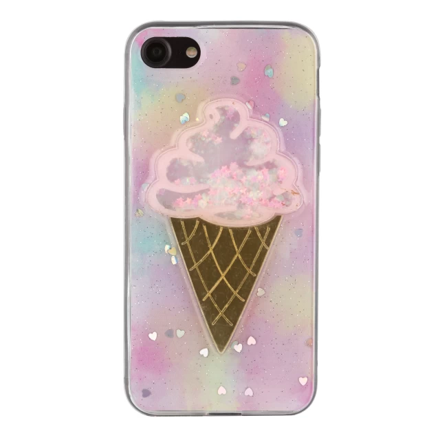 Чехол Upex Beanbag Ice Cream Rainbow для iPhone 5/5s/SE (UP31905)