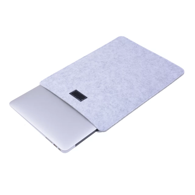 Конверт фетровый для MacBook 12 (2015-2017) Light Grey (UP9018)