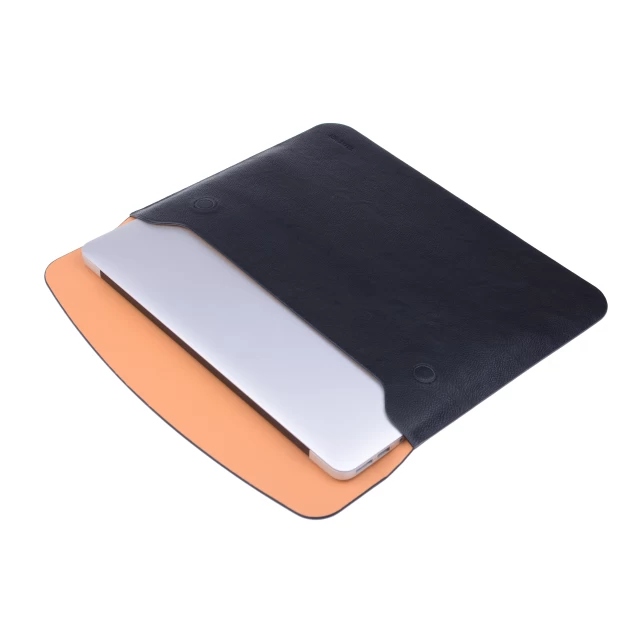 Чохол конверт з еко-шкіри Taikesen для MacBook Air 13.3 (2018-2020) та Pro 13.3 M1/M2 (2016-2022) Black (UP9115)