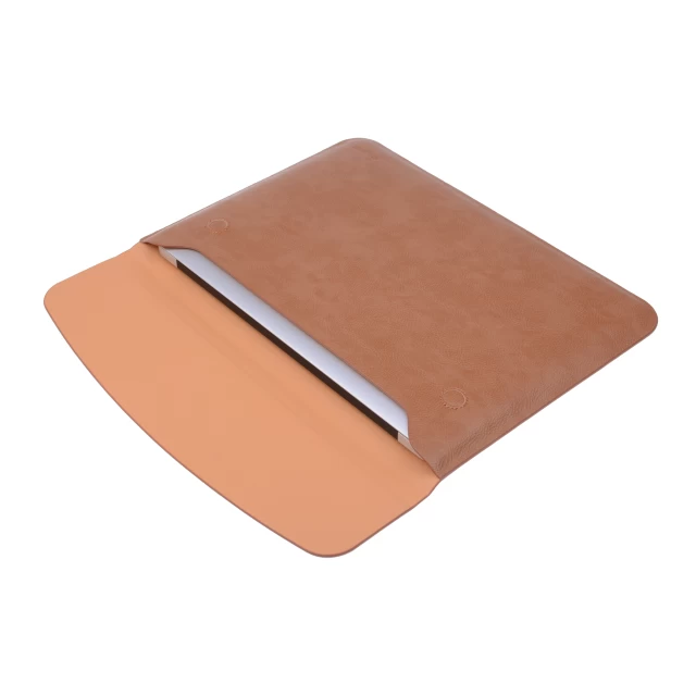 Чохол конверт з еко-шкіри Taikesen для MacBook Air 13.3 (2018-2020) та Pro 13.3 M1/M2 (2016-2022) Brown (UP9125)