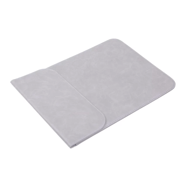 Чохол-конверт вертикальний з еко-шкіри Taikesen для MacBook Pro 16 (2019) та 15.4 (2012-2015) Light Grey (UP9134)