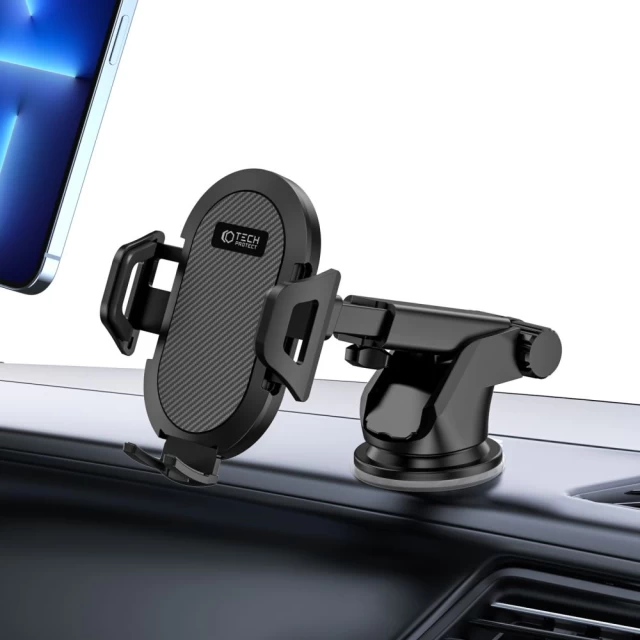 Автодержатель Tech-Protect V1 Universal Windshield Dashboard Car Mount Black (795787710500)