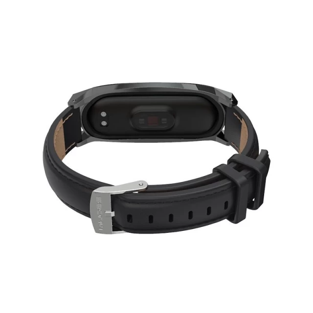 Ремешок Tech-Protect Herms для Xiaomi Mi Smart Band 6/6 NFC/5 Black (0795787712405)