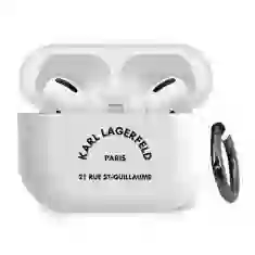 Чохол Karl Lagerfeld RSG для AirPods Pro White (KLACAPSILRSGWH)